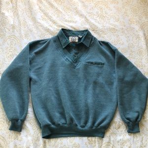 Vintage Collared Pullover Sweater
